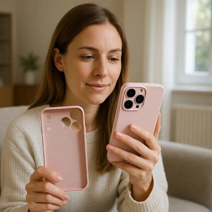 Skanto | Fargerik, sjokkbestandig silikonveske for iPhone 16 & 17-serien