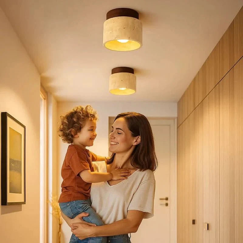Skanto | Minimalistisk LED-lampe laget av tre for en rolig atmosfære