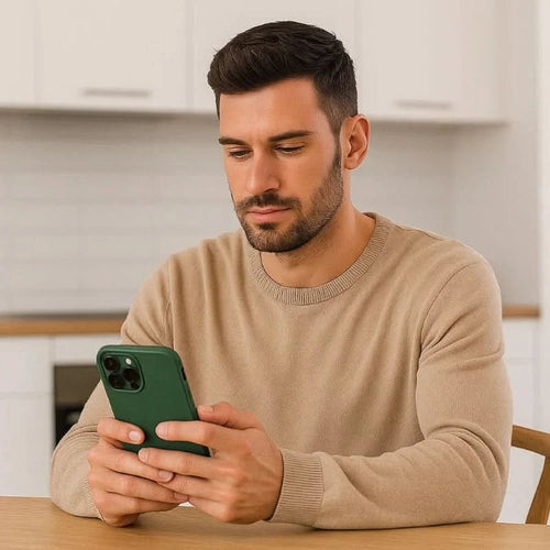 Skanto | Slim-fit, støtsikker silikonetui for iPhone 14-17