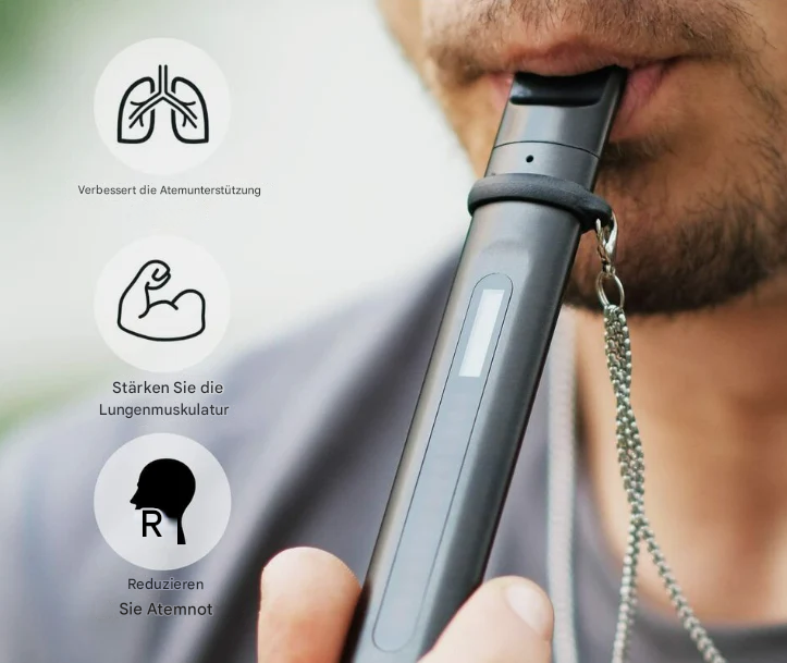 Skanto | Intelligentr Pustetreningsapparat for Respiratorisk Musklaturtrening - BreathBoost