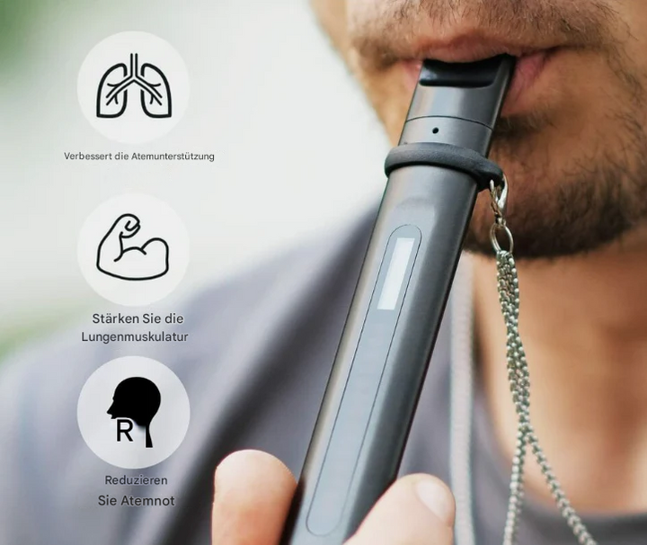 Skanto | Intelligentr Pustetreningsapparat for Respiratorisk Musklaturtrening - BreathBoost