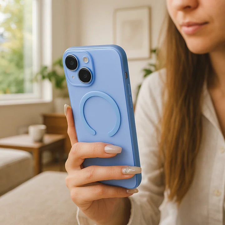 Skanto | AURACLEAR – Ultra-Tynn Matt Gjennomsiktig MagSafe Etui for iPhone