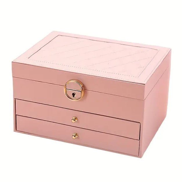 Skanto | AURELIA BOX – Multilags lær smykkorganisator for stilfull oppbevaring
