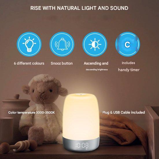Skanto | Aurora Vekkerlampe med Naturlige Lyder