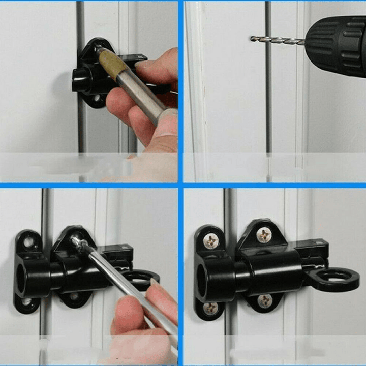 Skanto | AutoLockGuard – Automatisk fjærstopp for dører, vinduer og skap