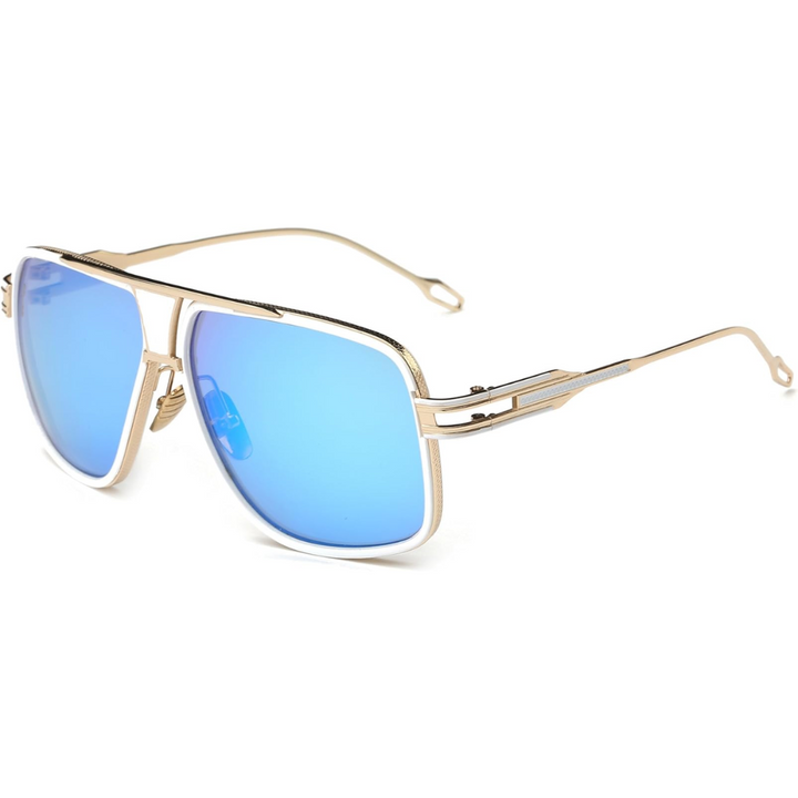 Skanto | Men’s Aviator Solbriller med Legert Ramme og UV Beskyttelse