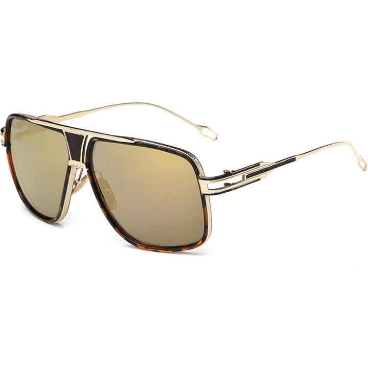Skanto | Men’s Aviator Solbriller med Legert Ramme og UV Beskyttelse