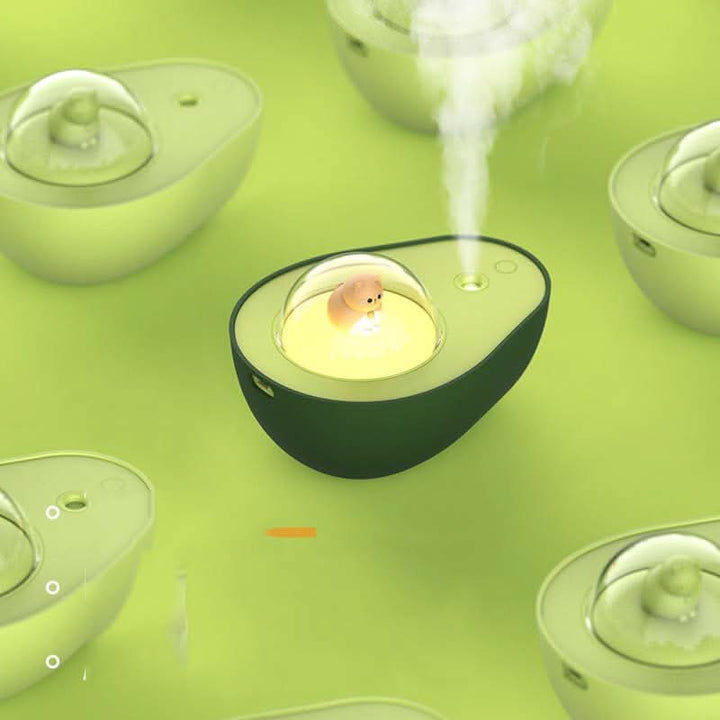 Skanto | Avokado Nattlys Luftfukter med USB & LED