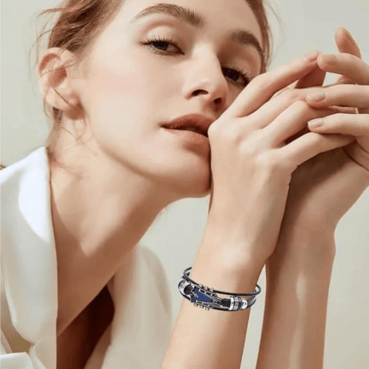 AXECHORD – Gitarren-Lederarmband im Vintage-Stil