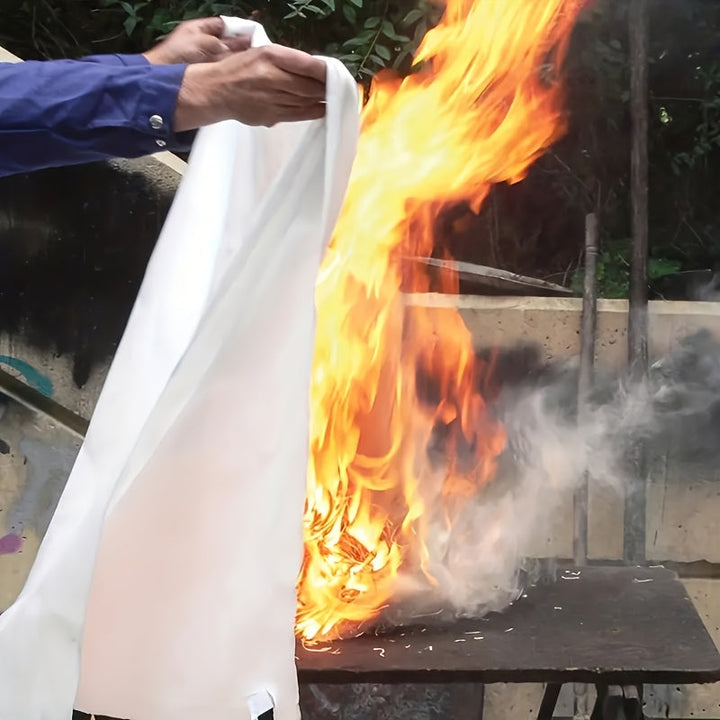 Brannsikker fiberglass brannteppe – kompakt sikkerhetspledd for hjemmet, kjøkkenet og bilen | Skanto