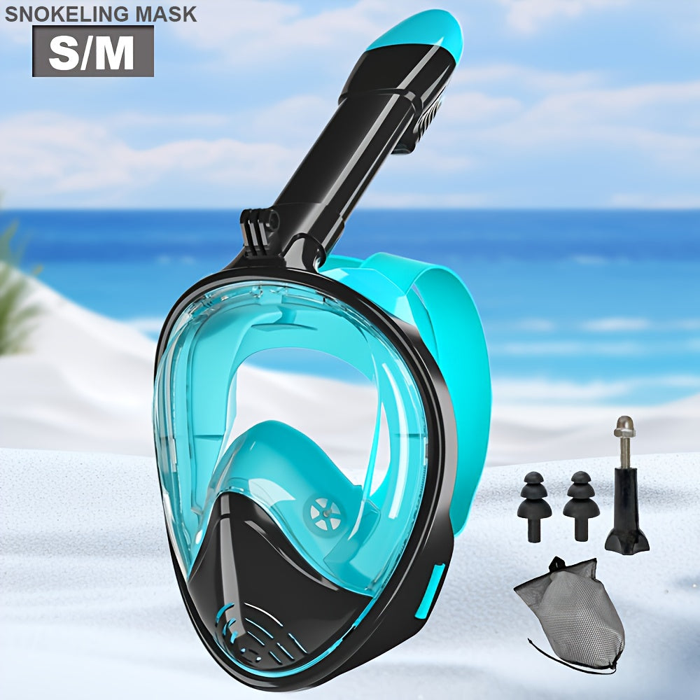Full-face snorkelmaske med 180° synlighet | Skanto