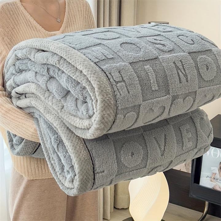 CozyCoral – Luksus Fleece-teppe for Alle Årstider Skanto