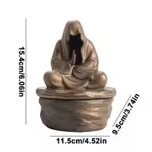 Skanto | Silent Monk Backflow Keramisk Røkelsesbrenner