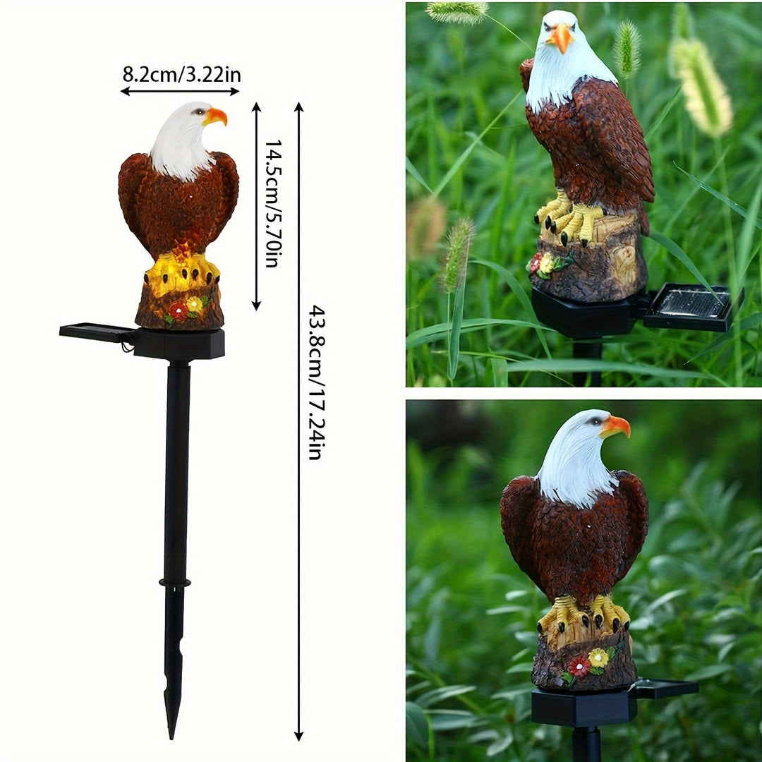 SolarGlow Eagle - Stilig Sollampe for Hagebelysning | Skanto