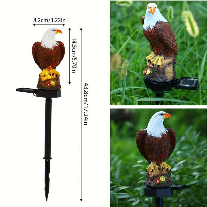 SolarGlow Eagle - Stilig Sollampe for Hagebelysning | Skanto