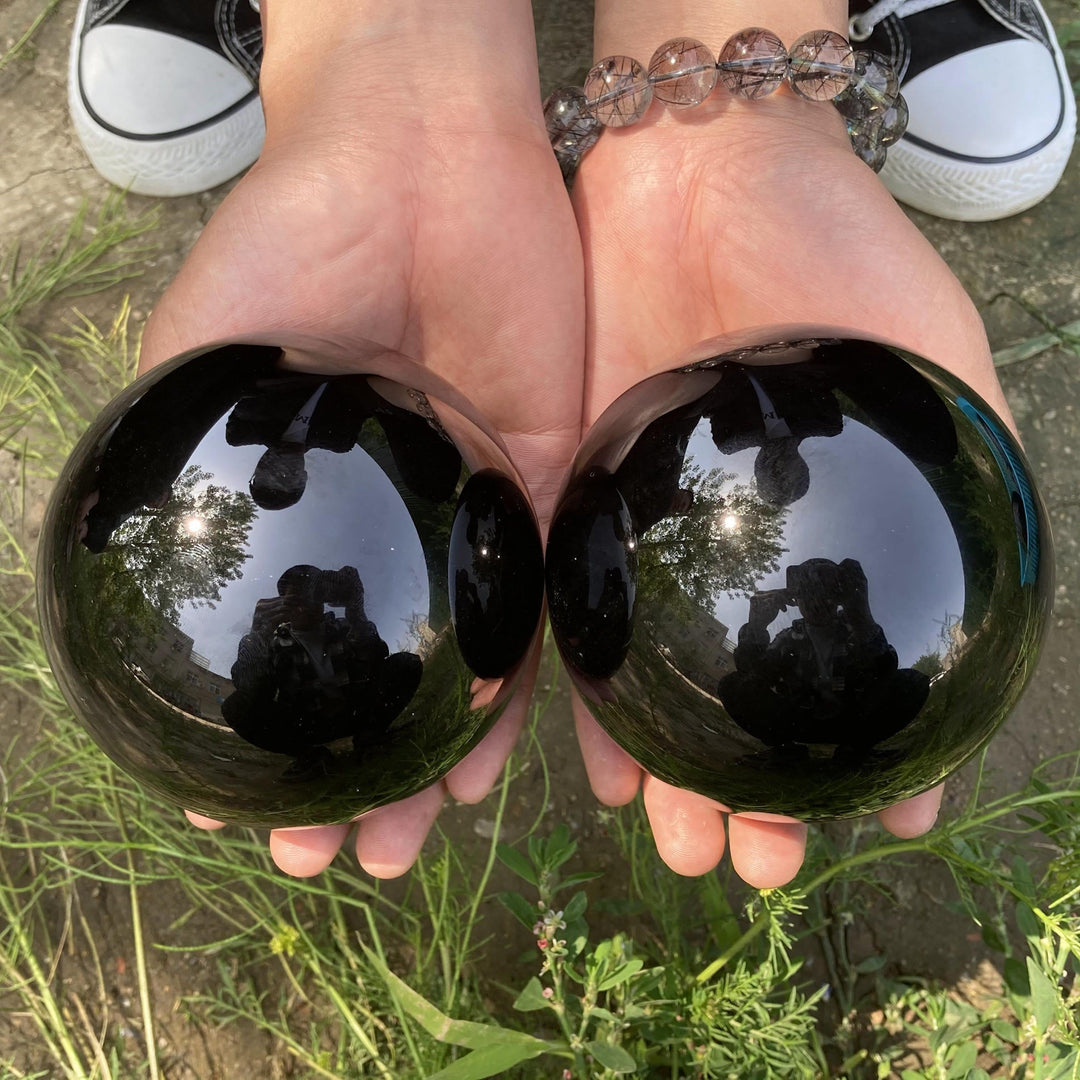 Skanto | Obsidian Krystallkule Dekorasjon