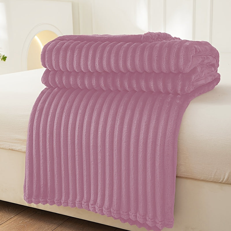 Skanto | Soft Plush Blanket with Rib Pattern