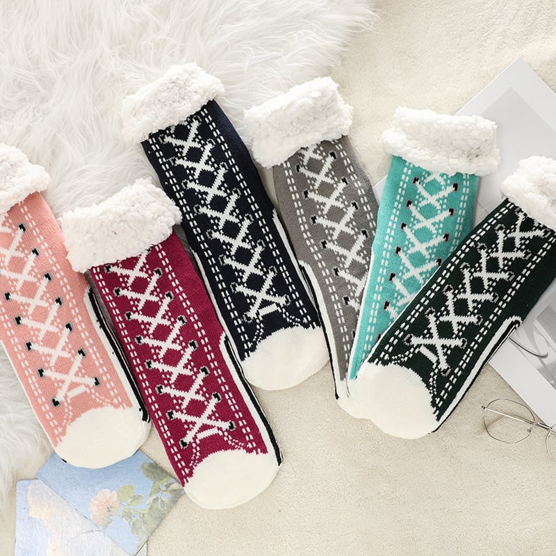 Skanto | Ultra-tykke Cashmere Slipper Hjem Sokker