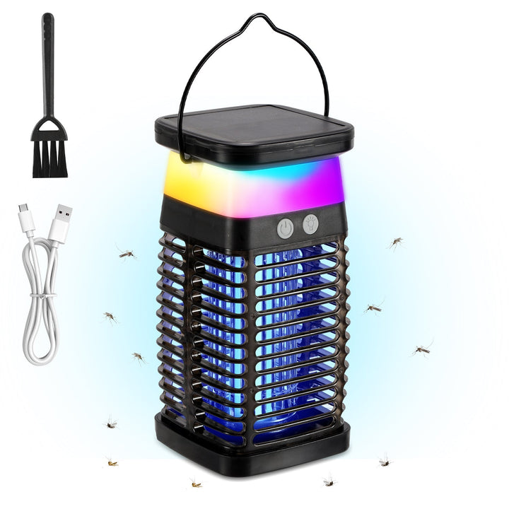 Solar Myggavstøtende Lampe UV Lys Mygg Lampe RGB | Skanto