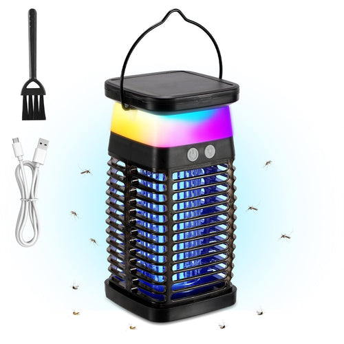 Solar Myggavstøtende Lampe UV Lys Mygg Lampe RGB | Skanto