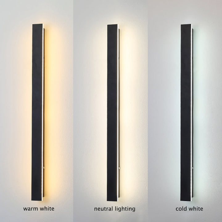 Zenith – Kompakte LED-vegglamper med metallhåndtak for innendørs og utendørs bruk, moderne design for hage og hall