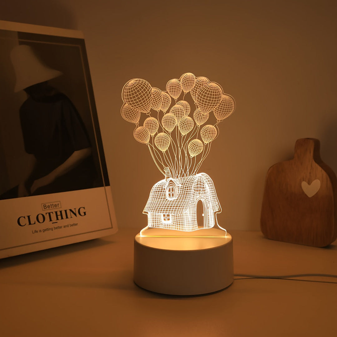 LumiBalloon – Unik 3D LED Ballonglampe USB Skanto