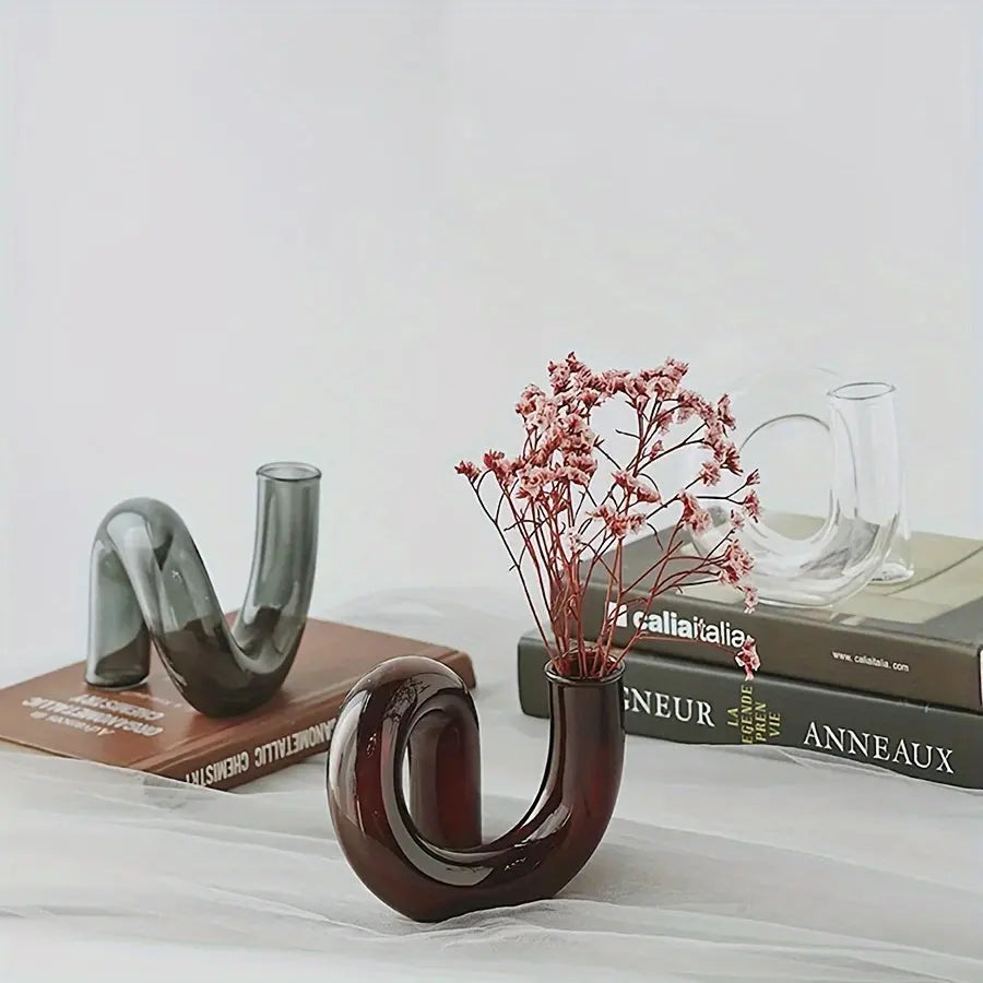 Skanto | TimelessGlow - Pedestal Glass Vase