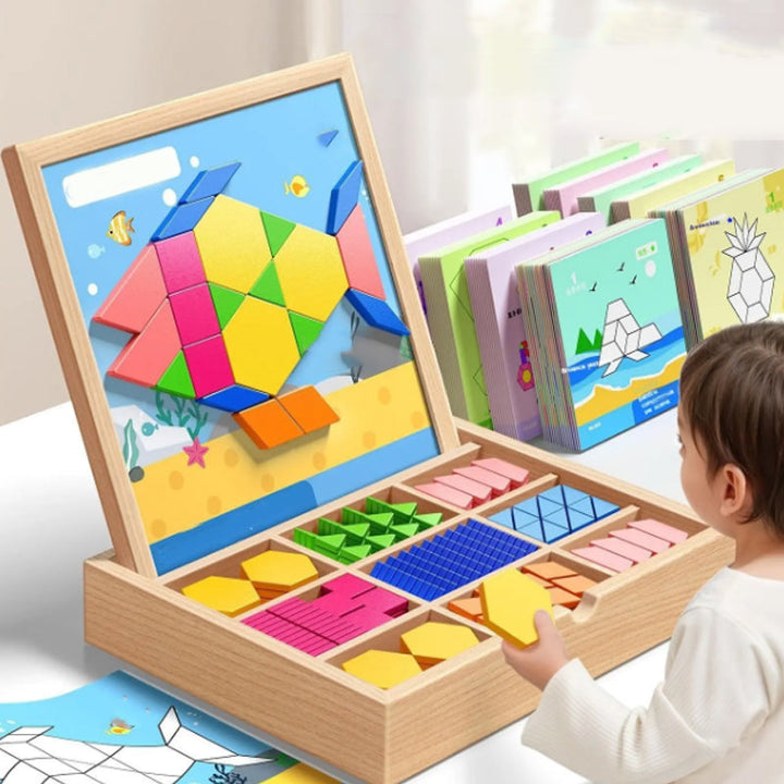 Skanto | PlayMagix – Fremme kreativitet og kognitive ferdigheter med magnetiske trebyggesteiner