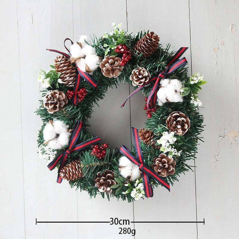 Skanto | 30cm 40cm Julekrans Ornamenter Julekrans