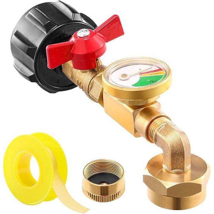 Skanto | Høyt vurdert propan påfyllings albueadapter med tankindikator