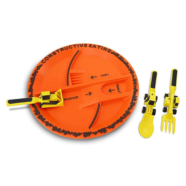 Skanto | Bulldozer Barnas Bestikk Sett - Constructofork