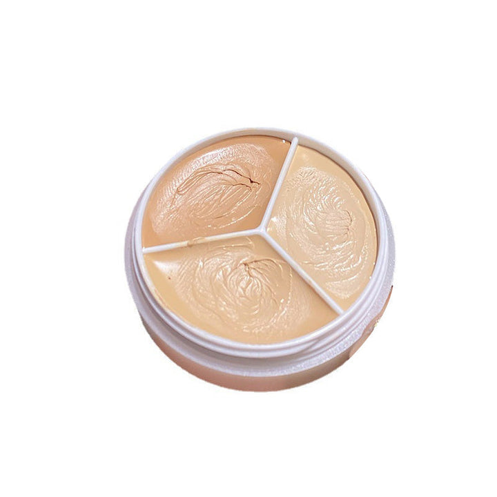 Skanto | Tri-Farge Concealer Palette for Akne Flekkene og Mørke Sirkler