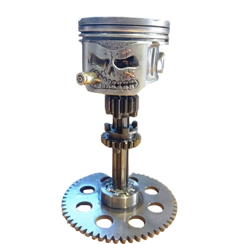 Skanto | Piston Skull Face Skulptur