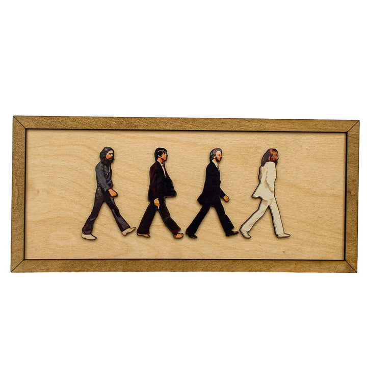 Skanto | The Beatles innrammet Abbey Road portrett