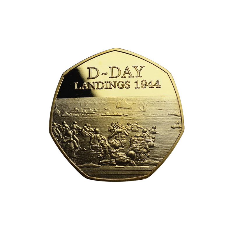 Skanto | D-DAY LANDINGENE 1944 24kt Gull Minnemynt