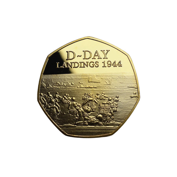 Skanto | D-DAY LANDINGENE 1944 24kt Gull Minnemynt