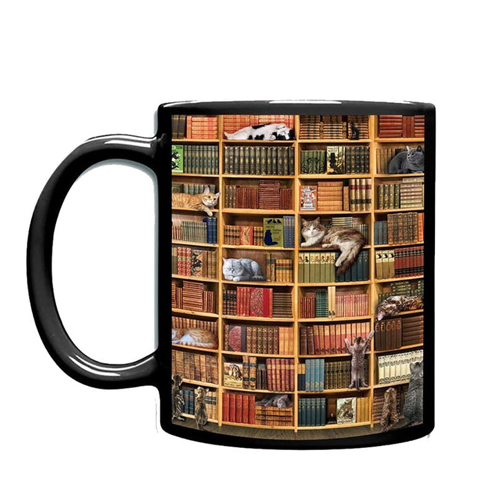 Kat Bok Elsker Keramisk Kaffe Krus | Skanto