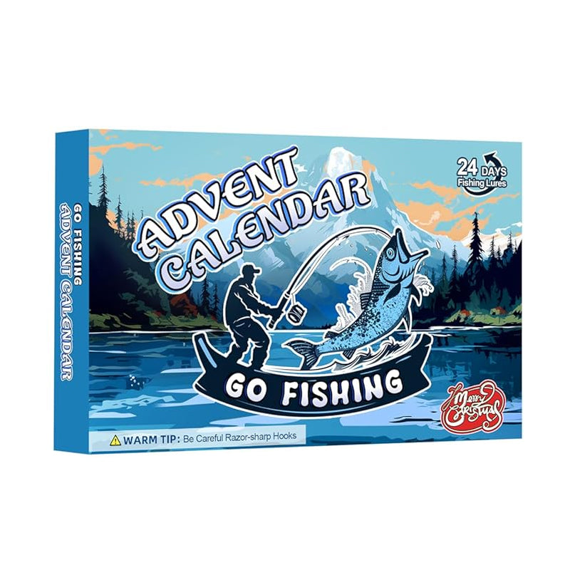 Skanto | 24 Dager Jule Countdown Fiskestang Sett