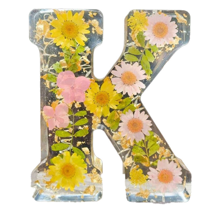 Skanto | Tørkede Blomster Bokstaver Nattlys
