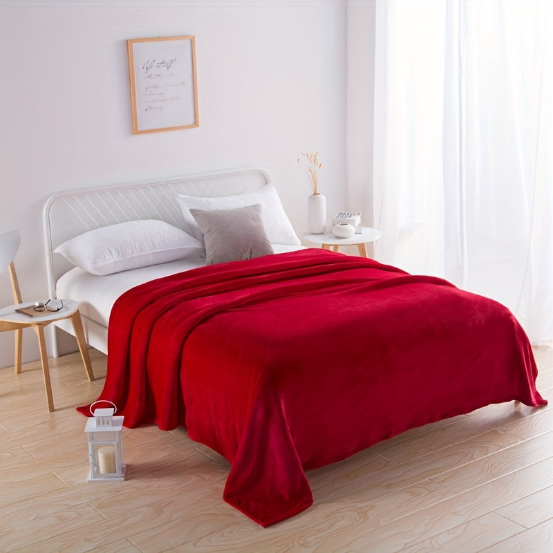 ComfortFlannel – Luksus, Pustende Polyester Teppe for Alle Sesonger Skanto