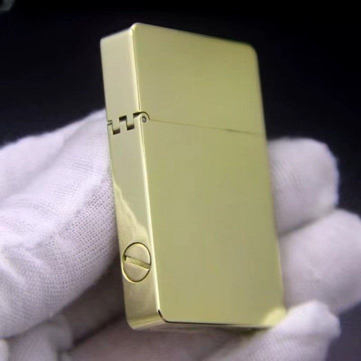 Klassisk Vintage Messing Vindproof Zippo | Skanto