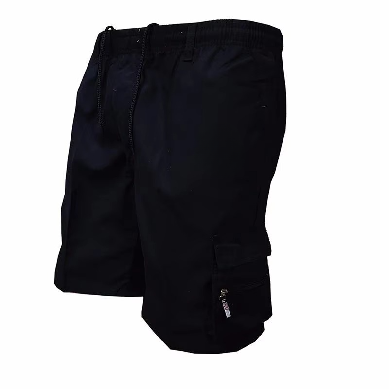 Skanto | Herre's Løse Passform Cargo Shorts med Mange Lommer - Casual Sommer Utendørs Arbeidsshortser i Stor størrelse