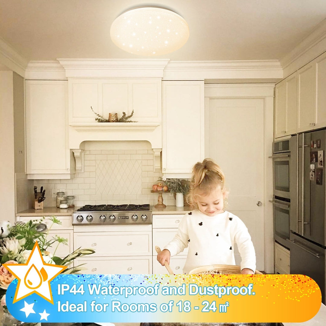 24W LED taklampe dimbar med stjernehimmeleffekt | Skanto