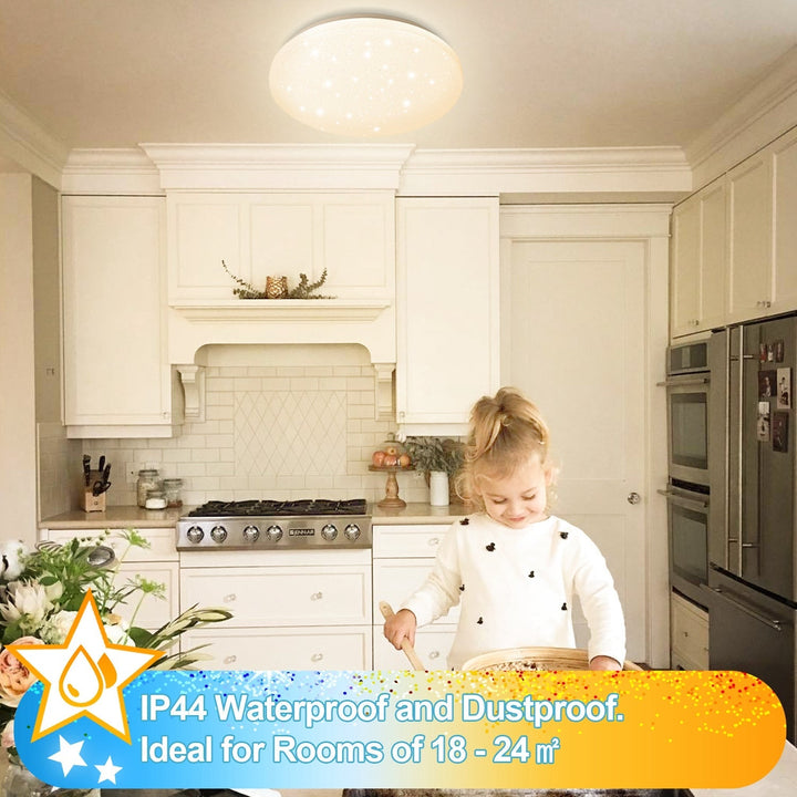 24W LED taklampe dimbar med stjernehimmeleffekt | Skanto