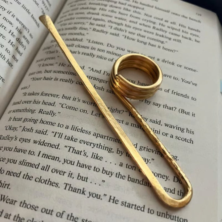 Skanto | GripLux Ring Holder — Smertfri lesing i luksuriøs stil som slapper av tommelen din og holder boken åpen (3 stykker)