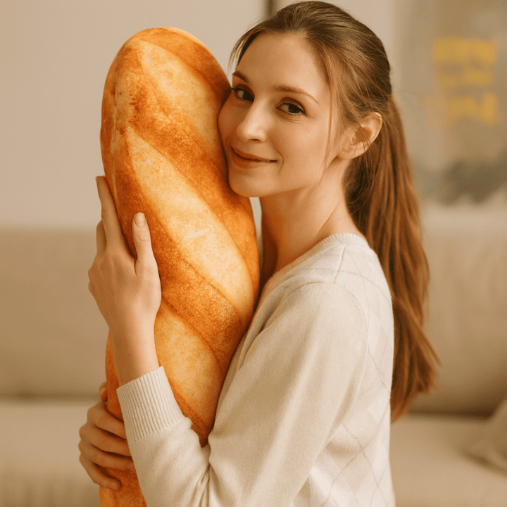 Skanto | BAGUETTINA – Plysj fransk brødpute for koselig komfort