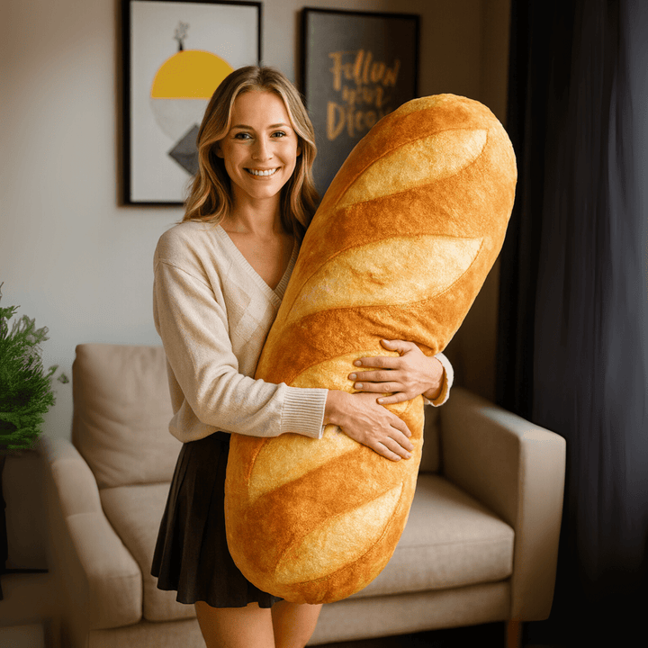 Skanto | BAGUETTINA – Plysj fransk brødpute for koselig komfort