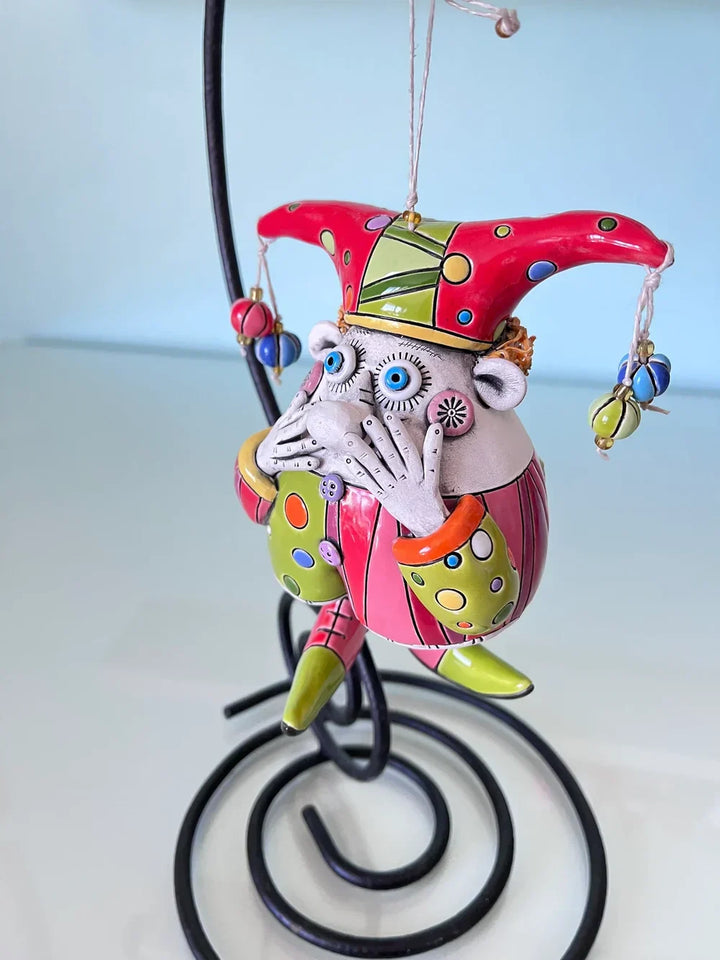 Skanto | Fargerike Jester Klokke Ornamenter