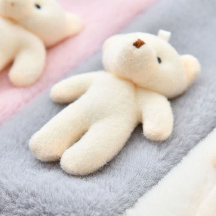 Skanto | Sweet Bear Plush Bib For Adults And Children