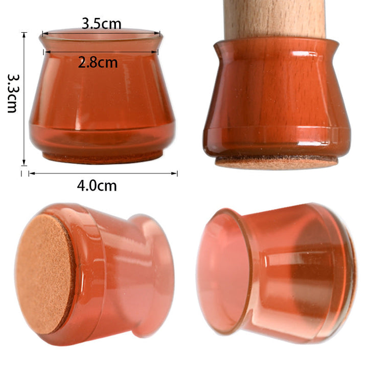 Stolbeins gulvbeskyttere (4 PCS) | Skanto